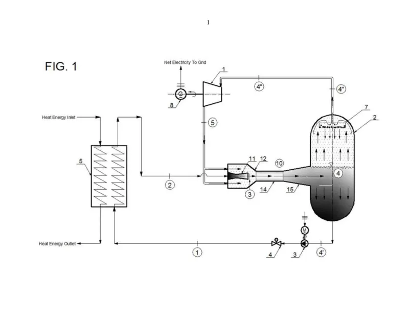 Modified Rankine Cycle Without Heat Rejection, Driven by a Wet-Vapor-Region Thermocompressor
