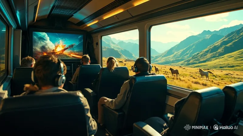 Cinema 3D and 3D Seat against Phobia in Train