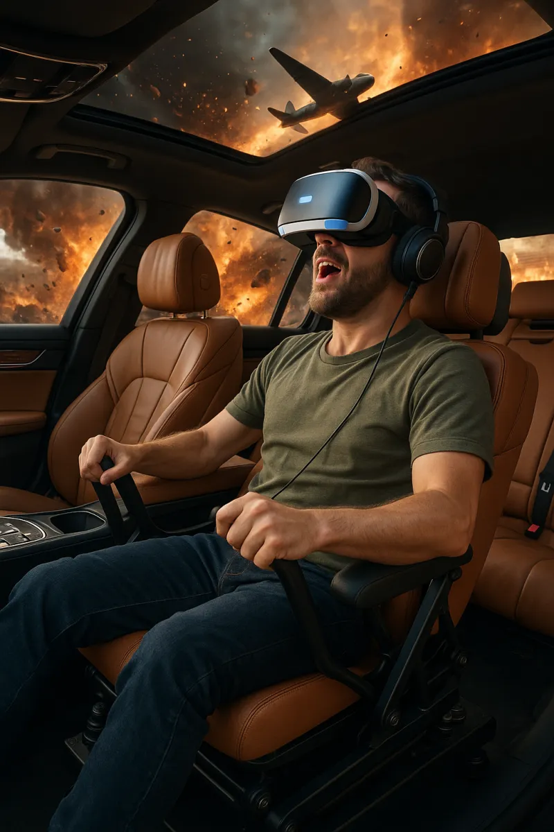 Seat 3D in car